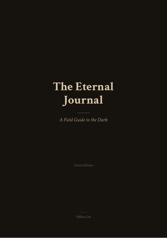 The Eternal Journal Manual — print theme, document view of The Eternal Journal